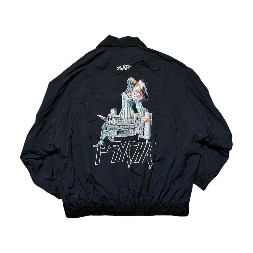 $1,500 Oversized “psychic” graphic graffiti jacket